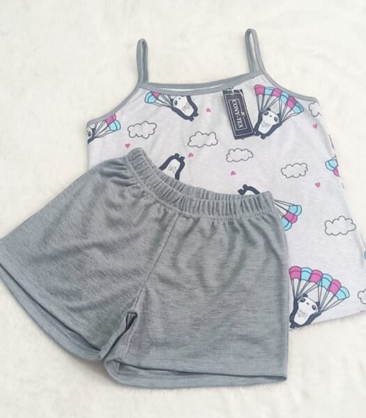 Pijama Short Blusa de tiras