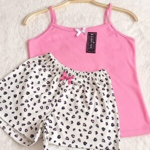 Pijama Short Blusa Tiras